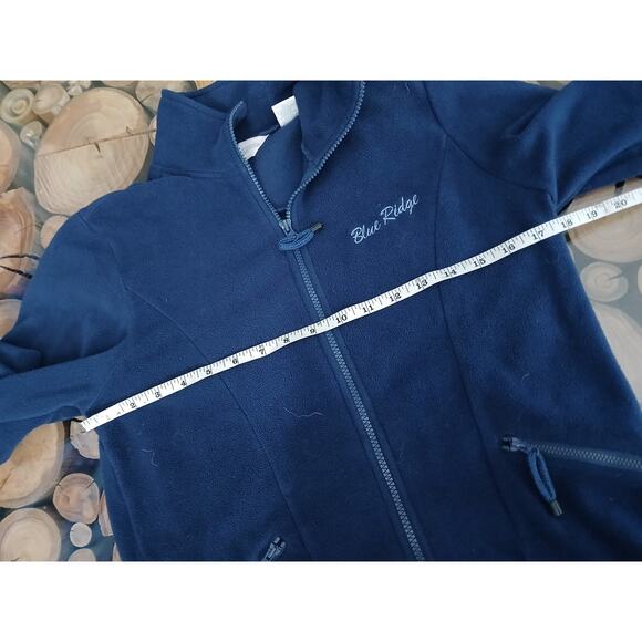 Weatherproof Fleece Blue Ridge Parkway Mountain Full Zip Outdoor Jacket Small - Picture 5 of 11
